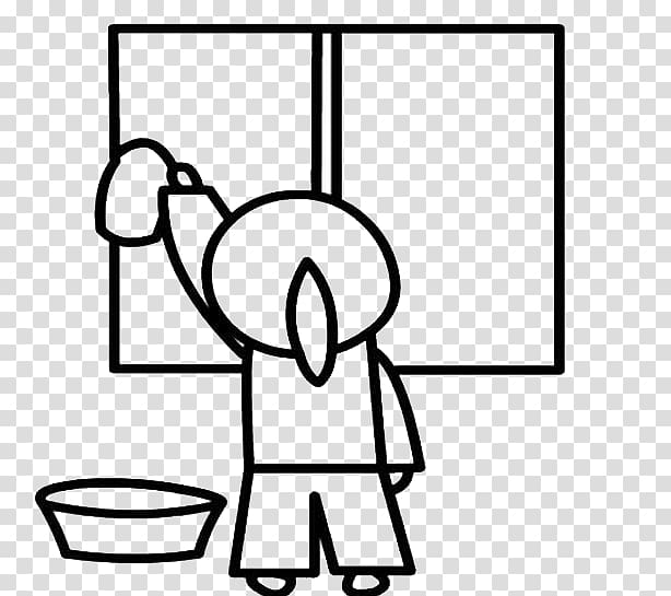 Child Stroke Glass Girl, Wipe the back of the window transparent background PNG clipart