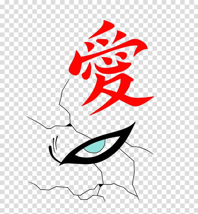 Gaara Naruto Tattoo Jinchūriki Drawing, naruto transparent background PNG clipart
