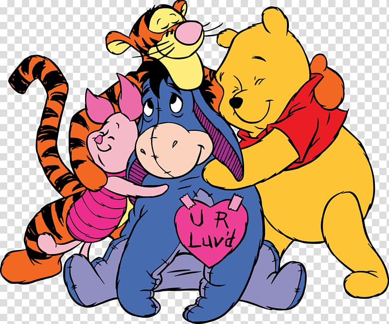 Winnie The Pooh Hug Drawing Winnie The Pooh Transparent Background Png Clipart Hiclipart