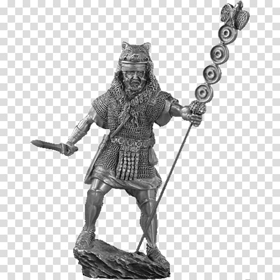 Statue Figurine Roman sculpture Signifer, ROMAN STATUE transparent background PNG clipart