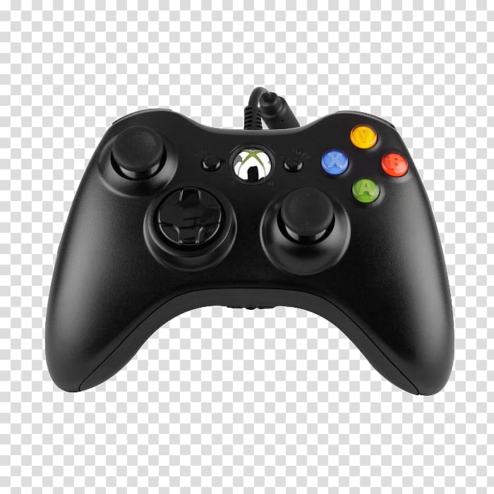 Xbox 360 controller Black Xbox 360 Wireless Racing Wheel Game Controllers, xbox transparent background PNG clipart