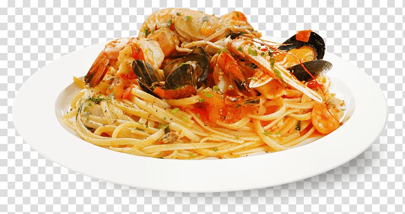 Spaghetti alla puttanesca Spaghetti alle vongole Spaghetti aglio e olio Clam sauce Carbonara, others transparent background PNG clipart