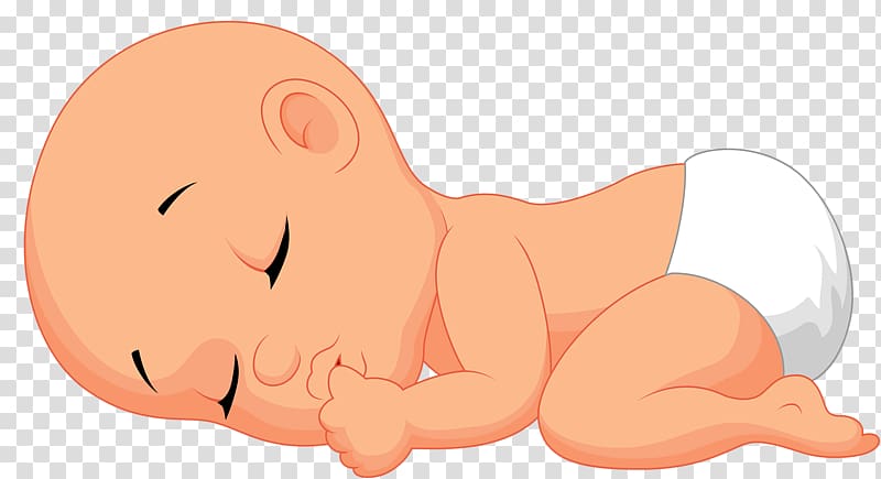 sleeping baby wearing white diaper sticker, Lullaby Infant Sleep Freemake Video er Song, Baby sleep transparent background PNG clipart