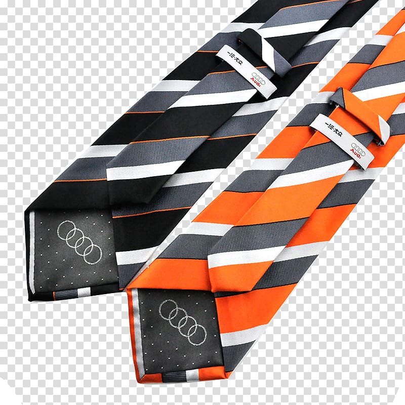Necktie Formal wear Bow tie, Two Audi tie transparent background PNG clipart