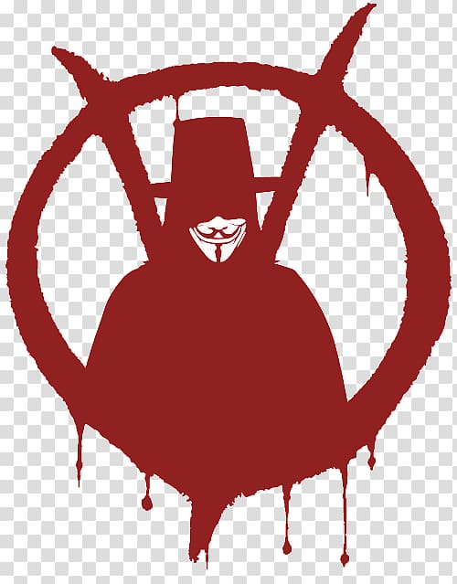 Anonymous logo, V for Vendetta Guy Fawkes mask , v for vendetta transparent background PNG clipart