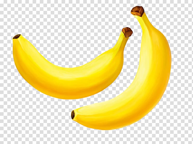 two yellow banana fruits illustration, Banana Cartoon Auglis Illustration, banana transparent background PNG clipart