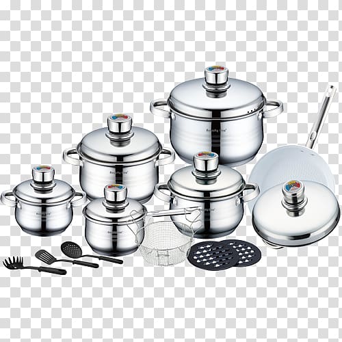 Cookware Stainless steel Ceramic Frying pan, frying pan transparent background PNG clipart