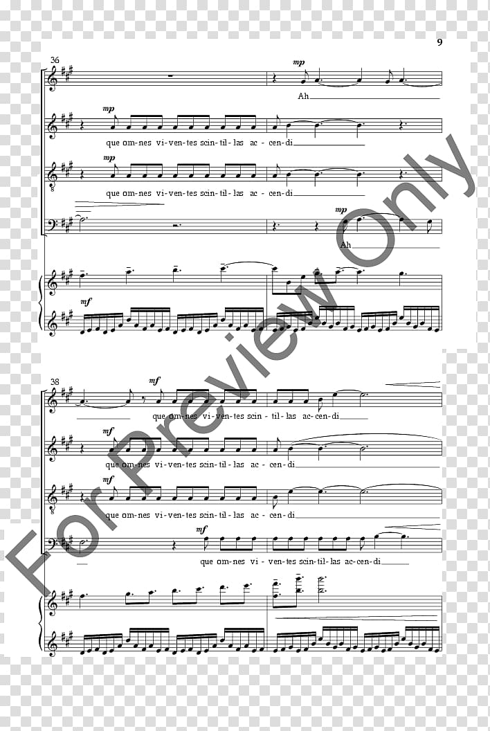 Sheet Music J.W. Pepper & Son Choir SATB, fiery concert transparent background PNG clipart