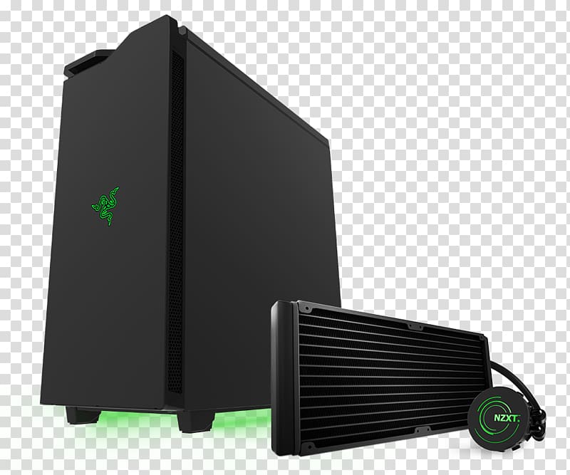 Nzxt Computer Cases & Housings Phantom 240 tower chassis Hardware/Electronic Output device Personal computer, logo razer transparent background PNG clipart