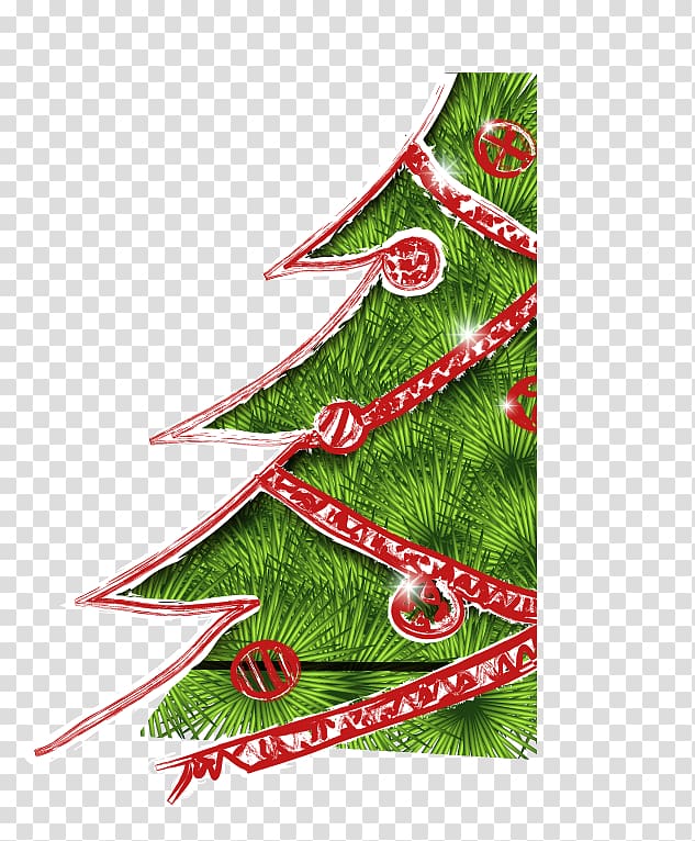 Christmas tree Abstraction Pattern, Abstract green Christmas tree pattern transparent background PNG clipart
