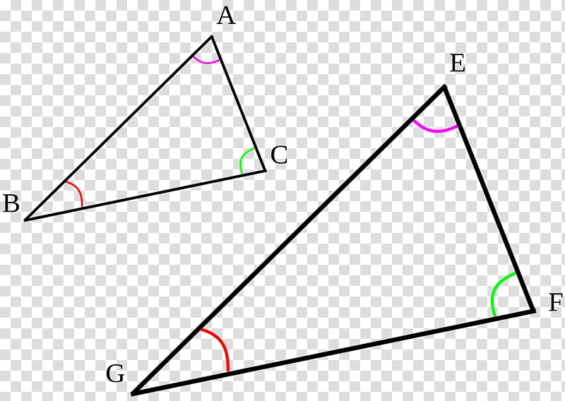Similar triangles Shape Corresponding sides and corresponding angles, euclidean transparent background PNG clipart