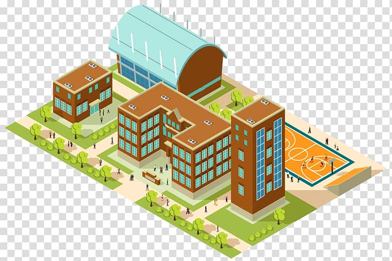 School, creative campus transparent background PNG clipart