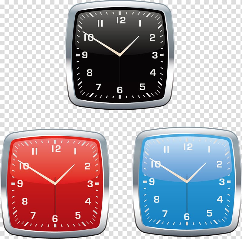 Digital clock Widget Computer Icons Alarm Clocks, Exquisite watches transparent background PNG clipart