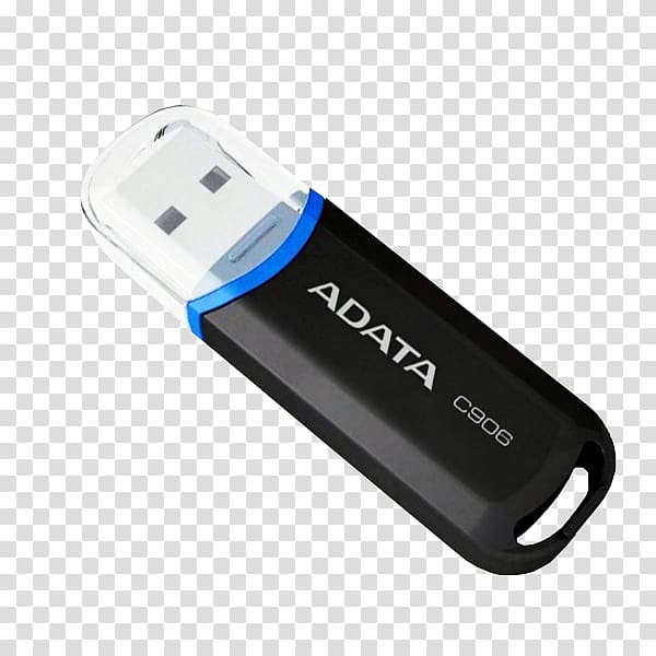 USB Flash Drives Hard Drives Flash memory ADATA Classic Series C906 Computer data storage, J1 transparent background PNG clipart