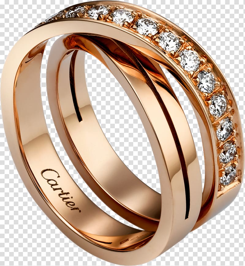 Cartier Engagement ring Jewellery Diamond, ring transparent background PNG clipart