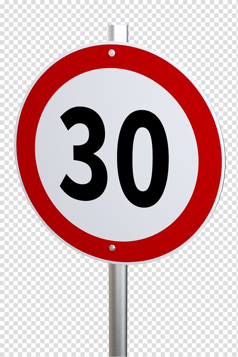 Traffic sign Speed limit, Traffic Signs transparent background PNG clipart