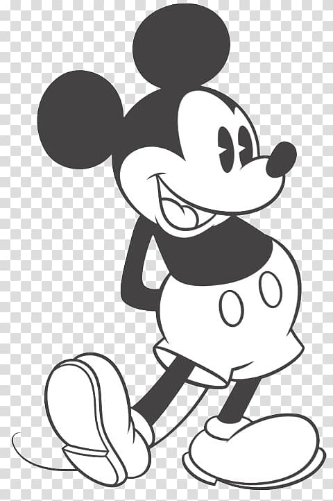 Mickey Mouse Minnie Mouse The Art of Walt Disney Black and white The Walt Disney Company, others transparent background PNG clipart