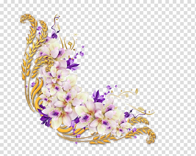 Floral design , Colored floral pattern transparent background PNG clipart