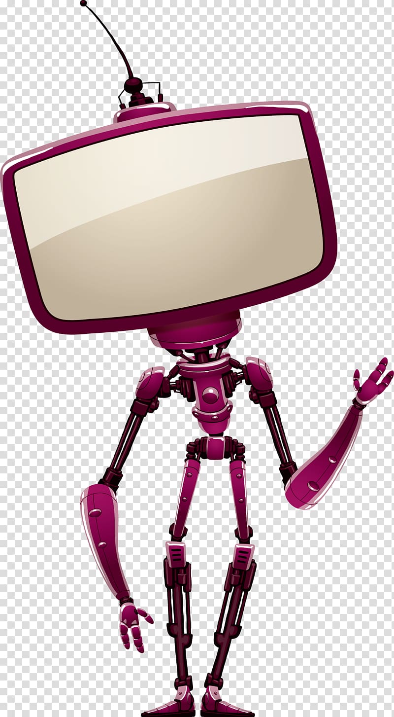 Robot Euclidean Cartoon, Cartoon file robot transparent background PNG clipart