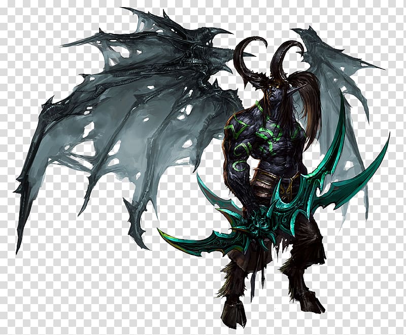 World of Warcraft: Legion Illidan: World of Warcraft Illidan Stormrage Raid Video game, Illidan Stormrage transparent background PNG clipart