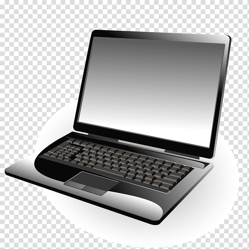Laptop Icon, Black laptop transparent background PNG clipart