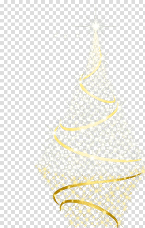 christmas tree illustration, Light Tree Lamp, Star light effect transparent background PNG clipart