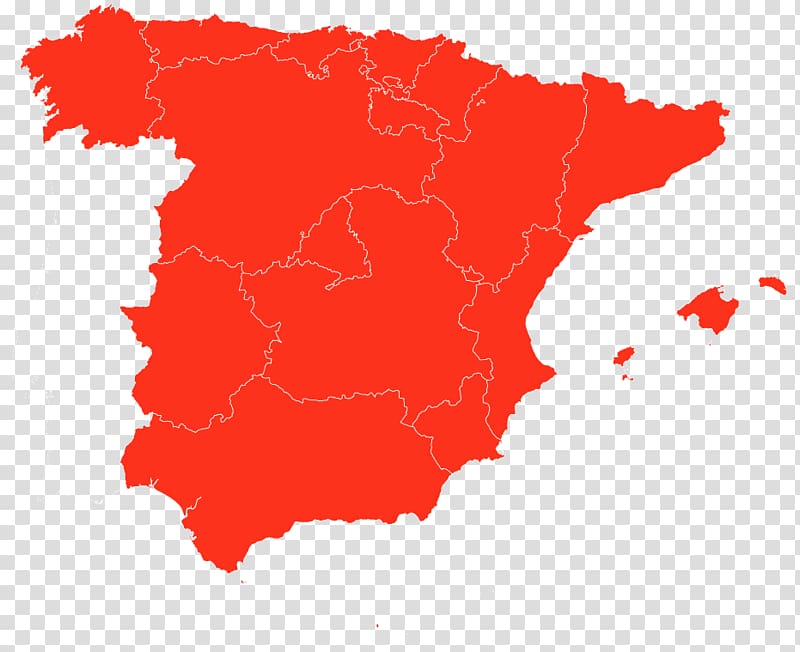 Provinces of Spain Map EF English Proficiency Index, map transparent background PNG clipart