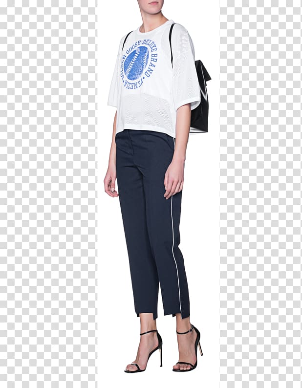 Jeans Shoulder Sleeve Shirt Waist, businesss woman model transparent background PNG clipart
