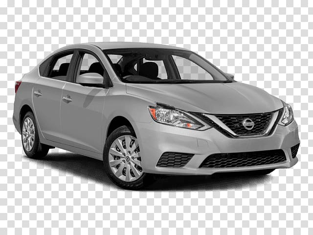 2018 Nissan Sentra SV Sedan Car Continuously Variable Transmission, never trip 2 times by a stone transparent background PNG clipart