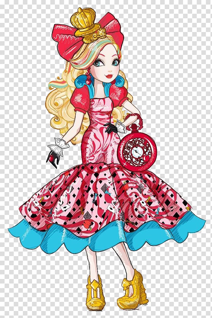 Alice\'s Adventures in Wonderland White Rabbit Mad Hatter Ever After High Cheshire Cat, apple white ever after high transparent background PNG clipart