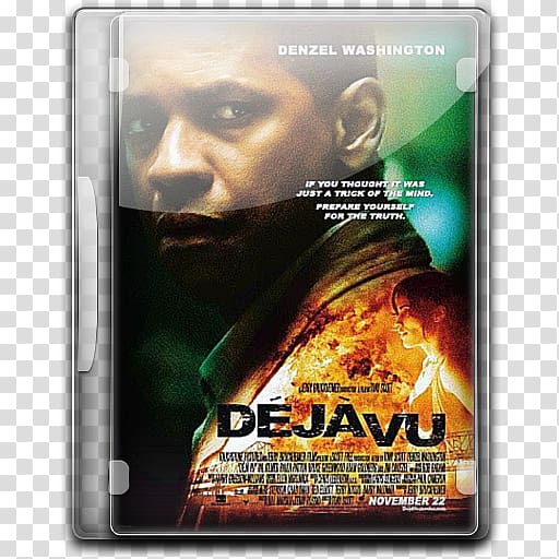 Déjà Vu Denzel Washington Thriller film Action Film, dejavu transparent background PNG clipart