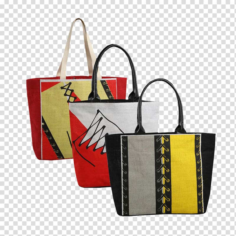 Tote bag Jute Hessian fabric Messenger Bags, bag transparent background PNG clipart