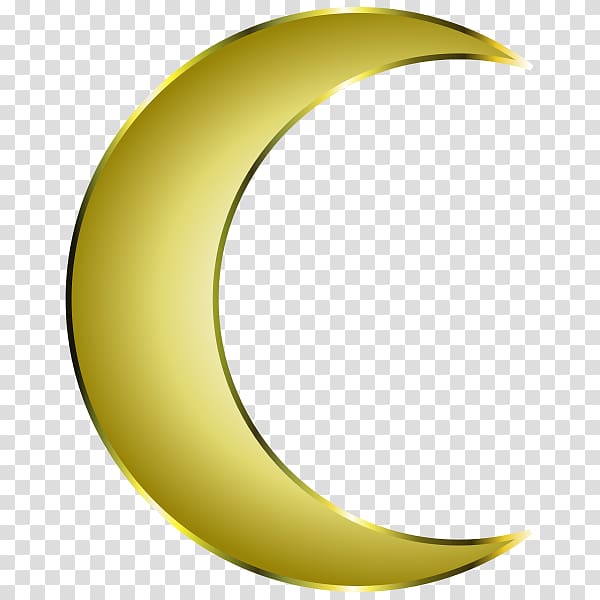 Crescent July 16 0 , gold moon transparent background PNG clipart