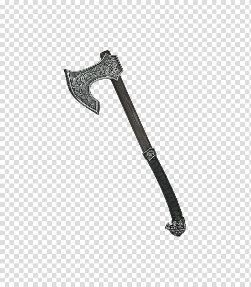 larp axe Calimacil Knife Weapon, Axe transparent background PNG clipart