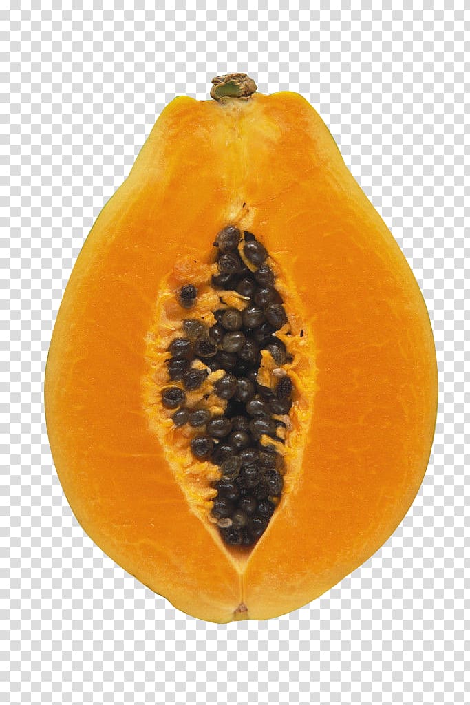 Papaya Fruit Auglis, Ripe papaya transparent background PNG clipart