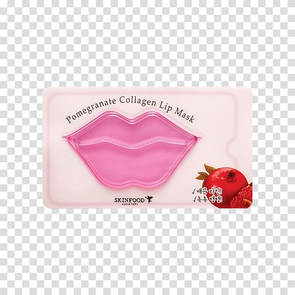 Skinfood Pomegranate Collagen Lip Mask Lip balm SEPHORA COLLECTION Shea Lip Mask, mask transparent background PNG clipart