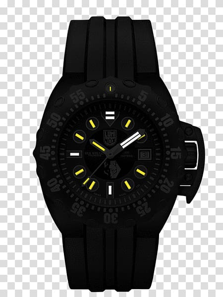 Luminox Watch Chronograph Fliegeruhr United States Navy SEALs, deep dive transparent background PNG clipart
