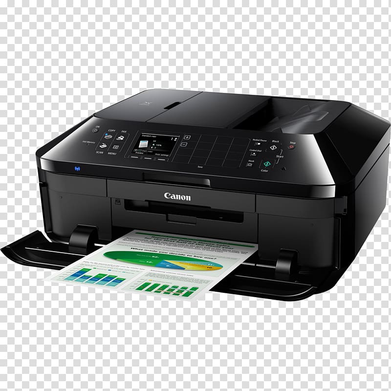 Canon PIXMA MX922 Multi-function printer Inkjet printing, printer transparent background PNG clipart