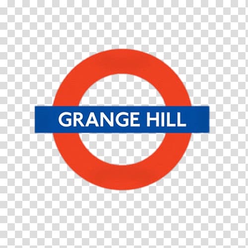 grange hill on blue rectangle background and red circle, Grange Hill transparent background PNG clipart