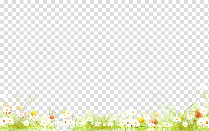 Petal Pattern, Small fresh watercolor small grass border texture transparent background PNG clipart