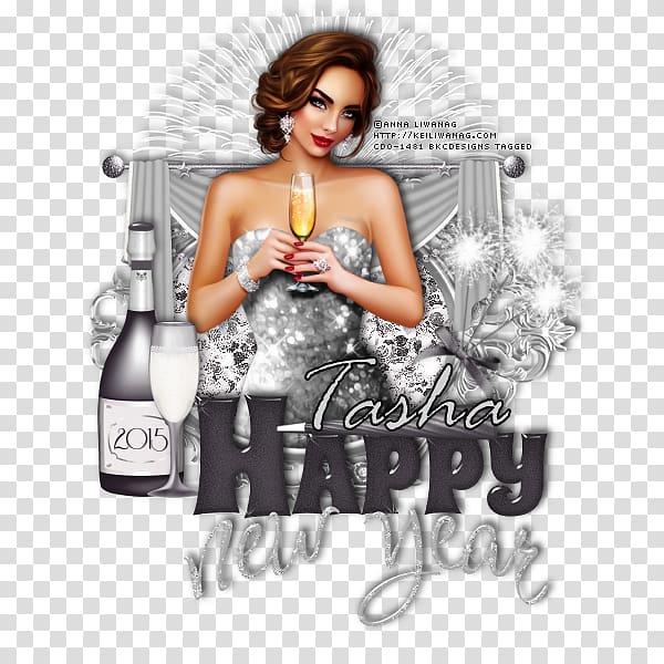 Album cover Poster, new year rush transparent background PNG clipart