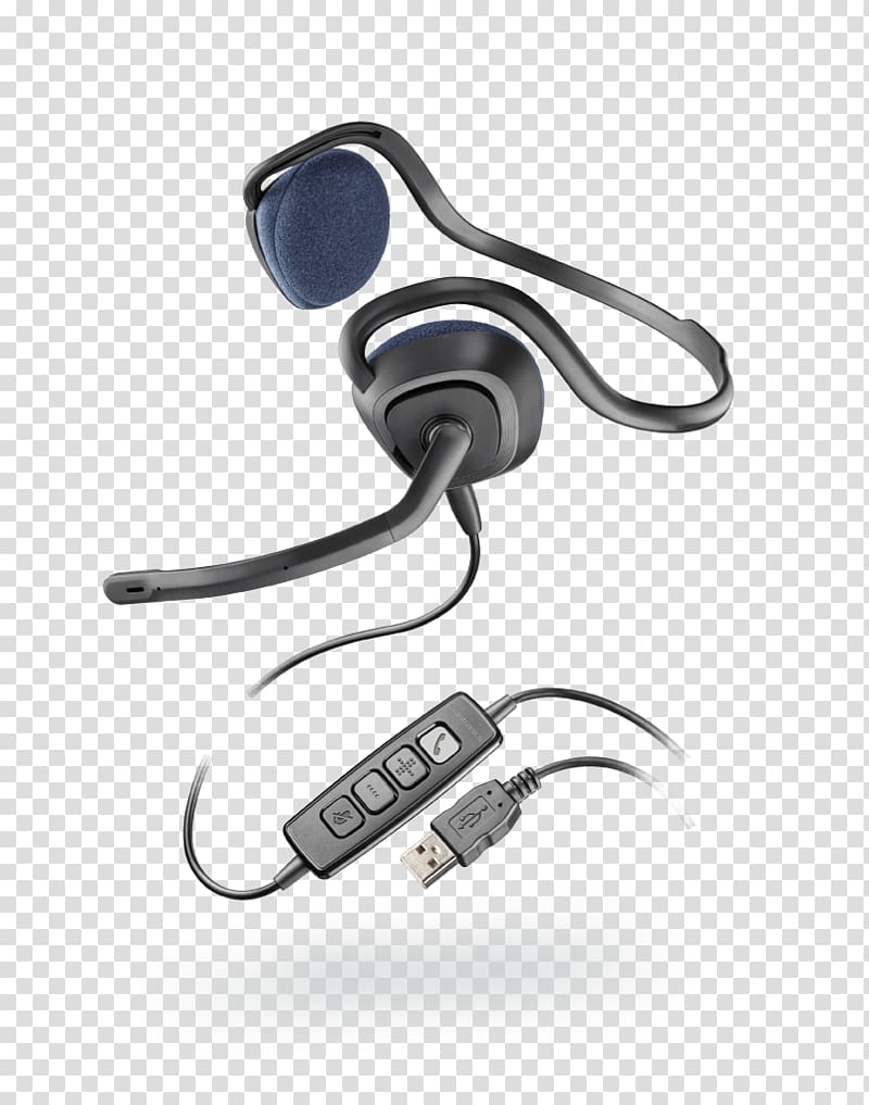 Microphone Headphones Headset Plantronics Audio, USB transparent background PNG clipart