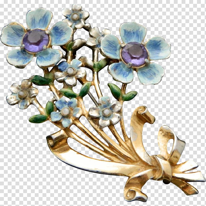 Cut flowers Floral design Brooch Body Jewellery, design transparent background PNG clipart