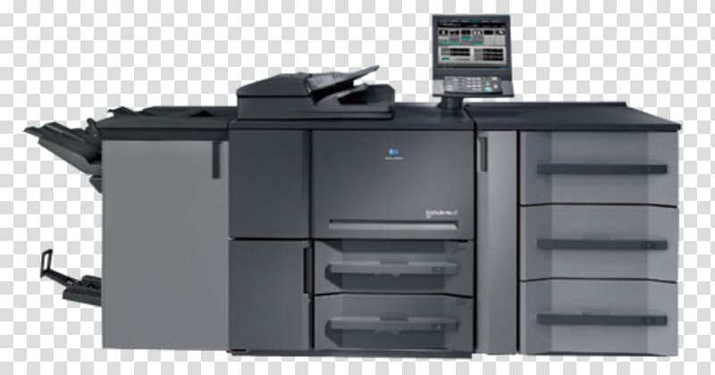 Printer Konica Minolta copier Digital printing, printer transparent background PNG clipart