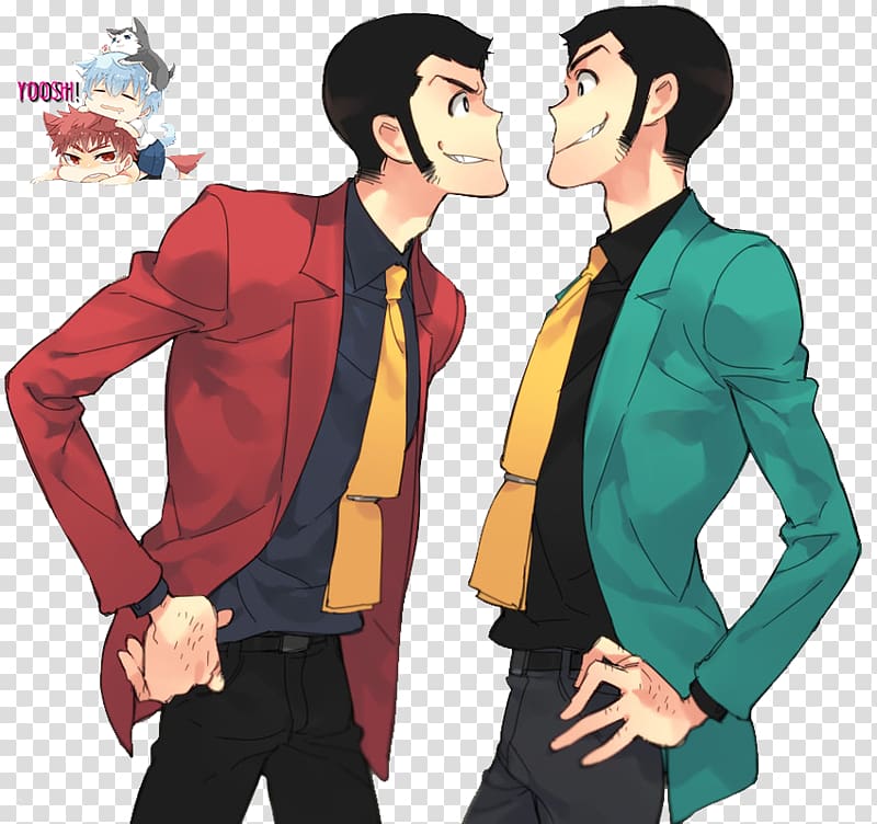 Goemon Ishikawa XIII Daisuke Jigen Lupin III Arsène Lupin Kaito Kuroba, Anime transparent background PNG clipart