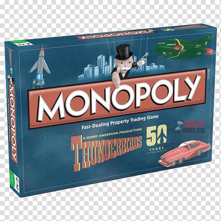 Winning Moves Monopoly Board game Monopoly Junior, retro title box transparent background PNG clipart
