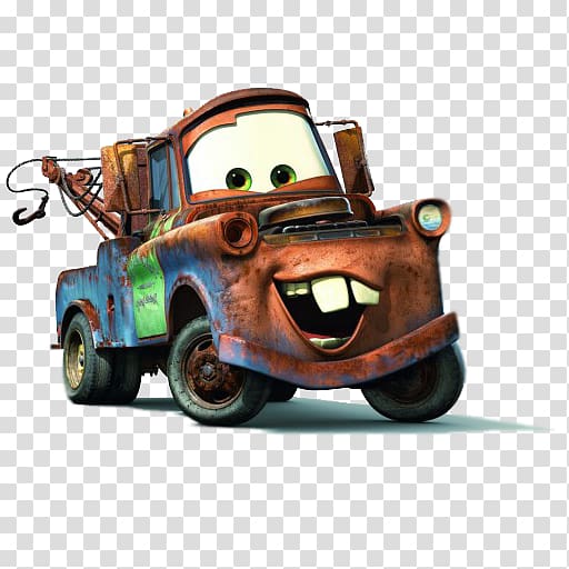 Mater Lightning McQueen Cars Pixar, car transparent background PNG clipart
