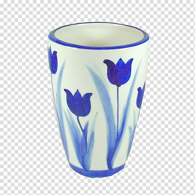De Koninklijke Porceleyne Fles Delftware Tulip vase, tulip transparent background PNG clipart
