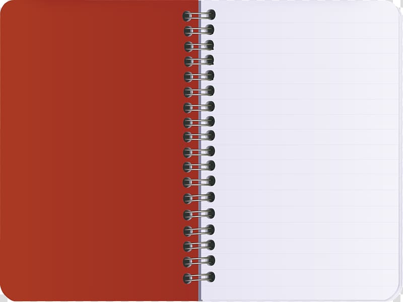 Red Notebook Font, Bill book transparent background PNG clipart