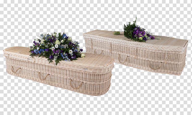 Coffin Basket Viewing Funeral Hearse, flower rattan frame transparent background PNG clipart